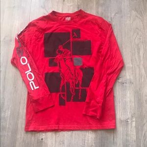 Boys ralph lauren polo long sleeve shirts